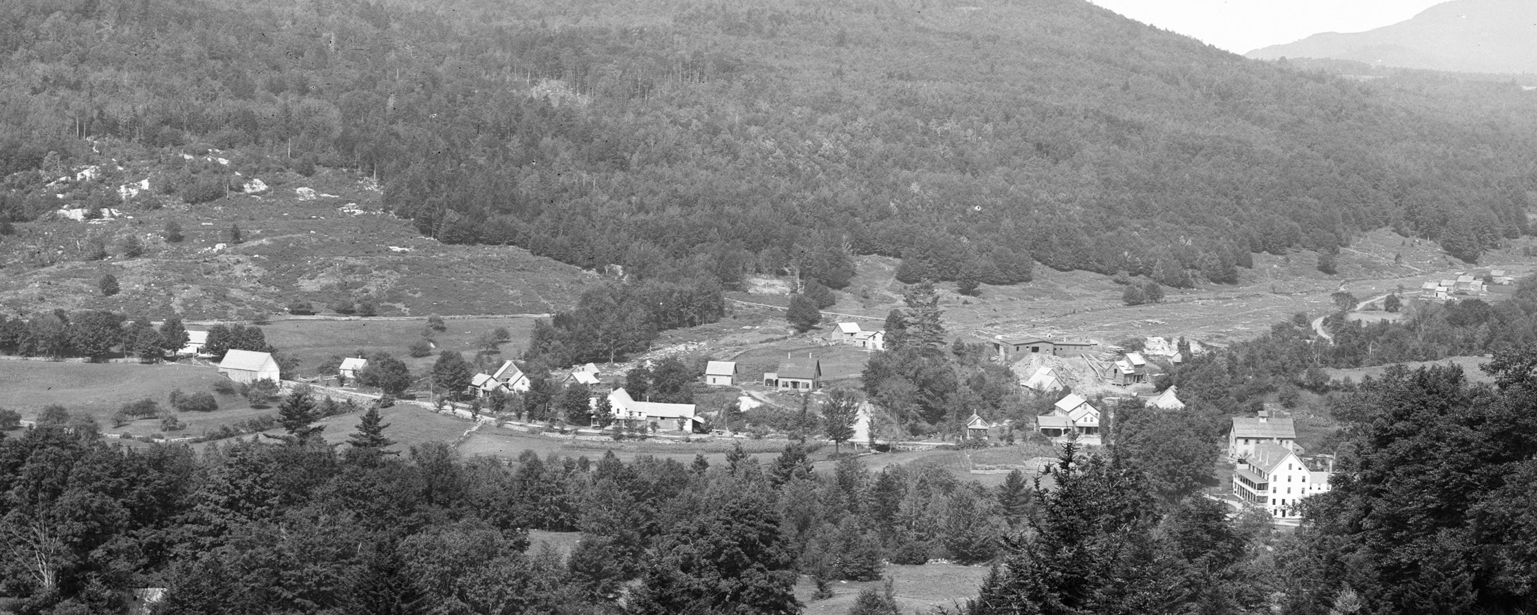 Birds eye view of Tyson, Plymouth, Vt., by Walter B. Claflin