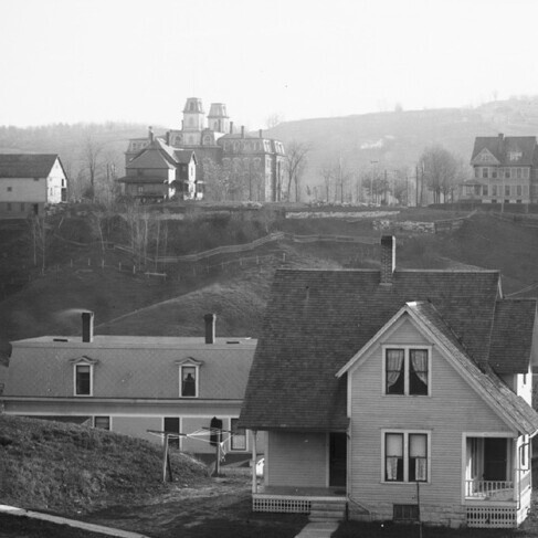 Vermont College as seen Fromm Fuller Street.