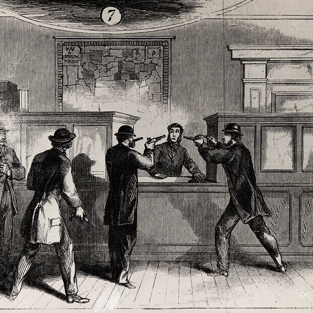 illustration of St Albans Raid