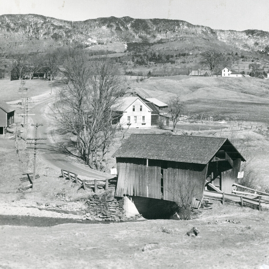 Covered bridge photo by Edmund Royce