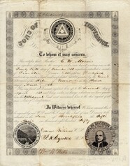 temperance membership certificate