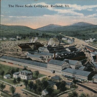 postcard view of Howe Scales Company